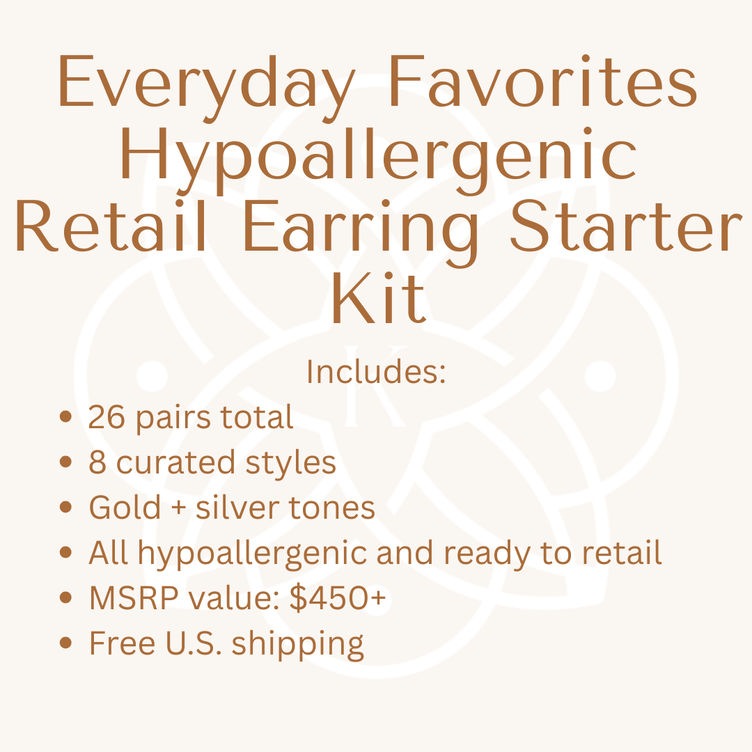 Everyday Favorites Hypoallergenic Retail Earrings Starter Kit