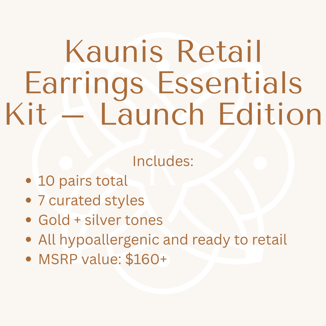 Kaunis Retail Earrings Essentials Kit – Launch Edition