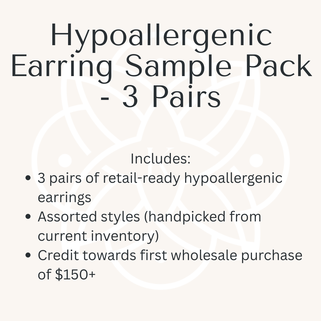Kaunis Retail Earring Sample Kit – 3 Pairs