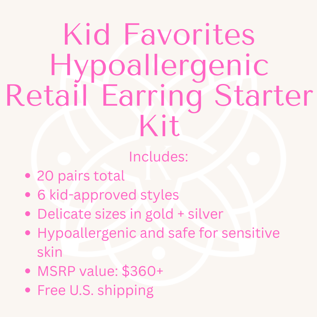 Kid Favorites Hypoallergenic Retail Earrings Starter Kit