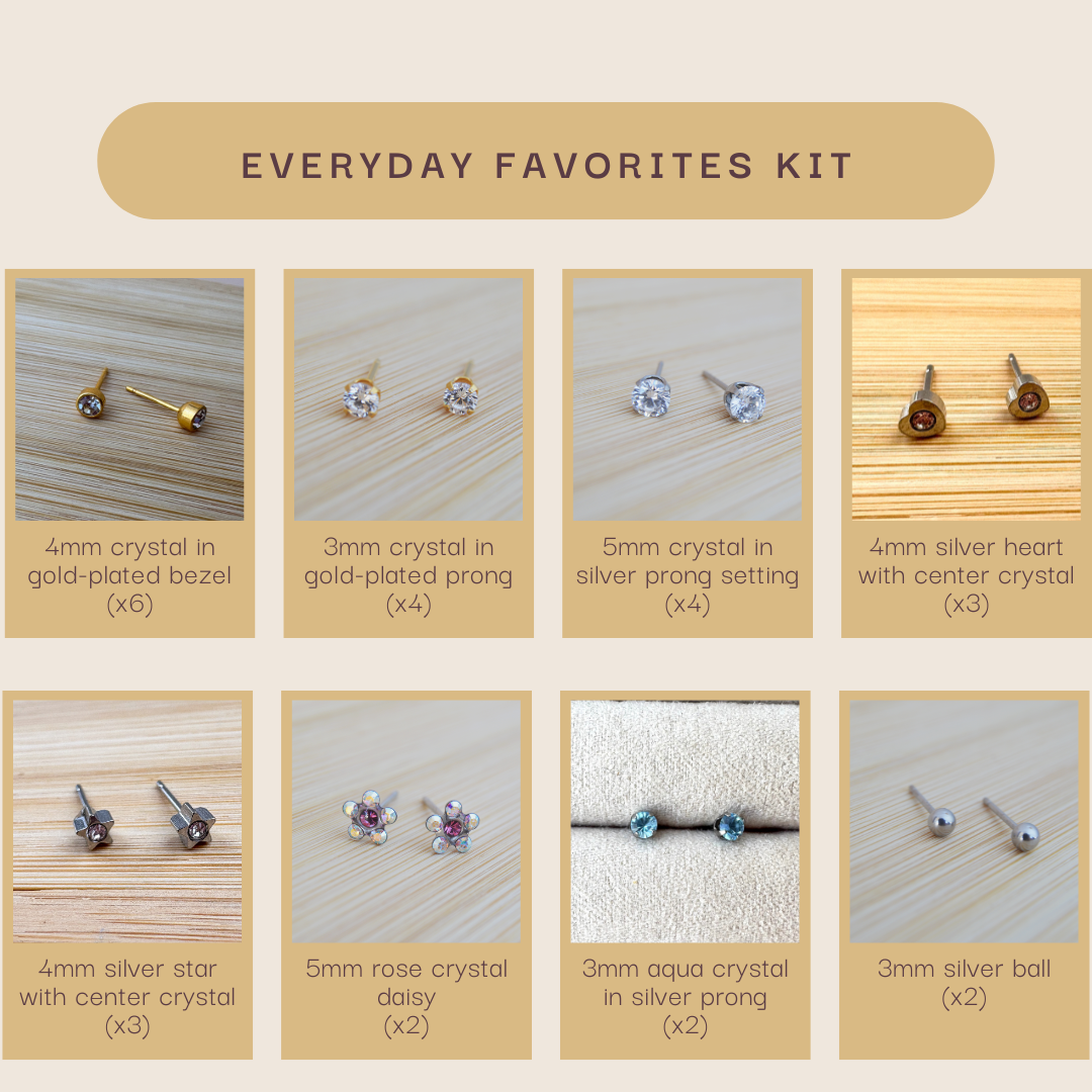 Everyday Favorites Hypoallergenic Retail Earrings Starter Kit