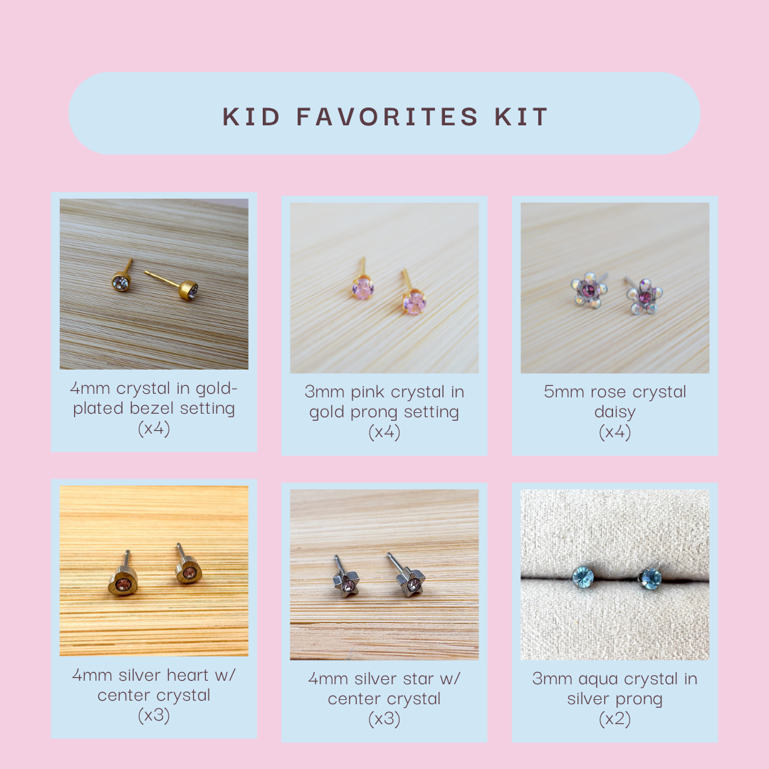 Kid Favorites Hypoallergenic Retail Earrings Starter Kit