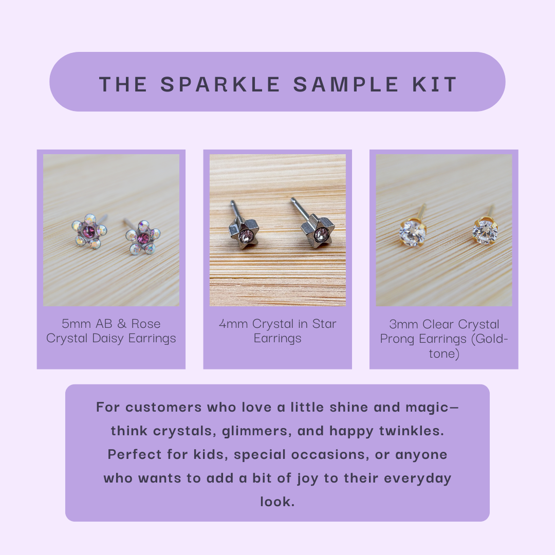 Kaunis Retail Earring Sample Kit – 3 Pairs