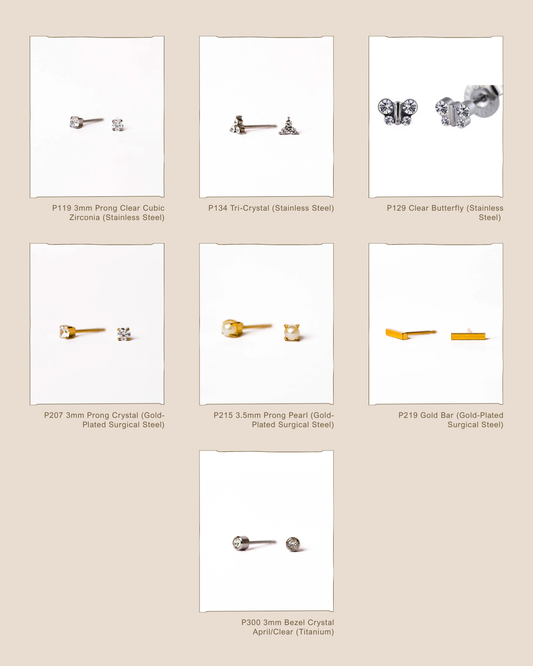 Kaunis Ear Piercing Starter Kit — Lite (Training + Starter Assortment)