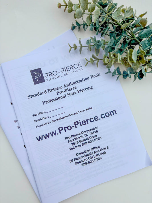 Nose Piercing Authorization Book
