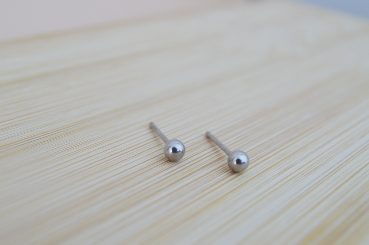 PIERCING EARRINGS  – P117 3mm Ball (Stainless Steel)