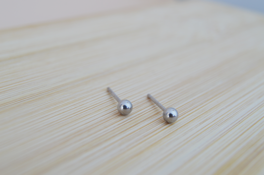 PIERCING EARRINGS  – P117 3mm Ball (Stainless Steel)