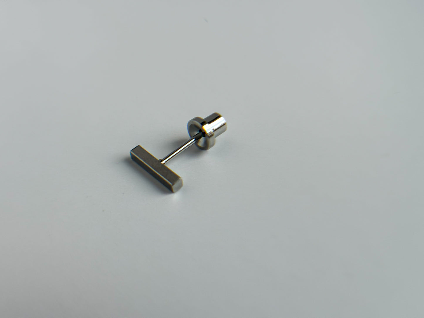 *NEW!* PIERCING EARRINGS – P135 Silver Bar (Surgical Steel)